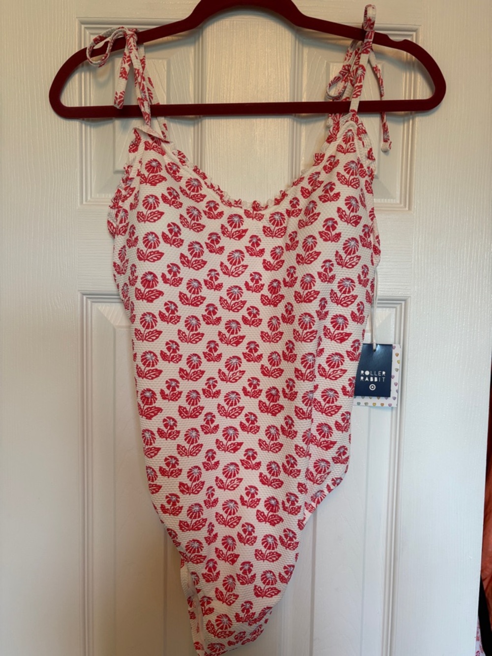 Roller Rabbit Floral Tie-Shoulder One-Piece